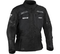 DIFI Granada Aerotex Chaqueta textil de moto impermeable, negro, Talla S