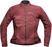 DIFI Ibiza Air Chaqueta textil de moto para mujer, rojo, tamaño 34