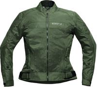 DIFI Ibiza Air Chaqueta textil de moto para mujer, verde, tamaño 46