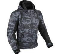 DIFI Krypton Aerotex Camo Chaqueta Textil Moto, gris, tamaño M para Hombres