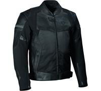 DIFI Oakland Aerotex Solid Chaqueta de cuero de moto impermeable perforada, negro, tamaño 60 para Hombres