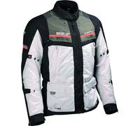 DIFI Sierra Nevada 3 Aerotex Chaqueta textil de moto impermeable, negro/verde, Talla 4XL