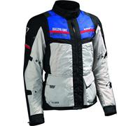 DIFI Sierra Nevada 3 Aerotex Chaqueta textil impermeable para mujer, negro/azul/rojo, Talla 40
