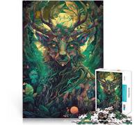 Difícil Difícil Espíritu del Bosque Puzzles de 1000 Piezas para Adolescentes 50x75cm Regalos para Amigos y Familiares