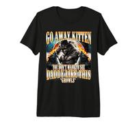 Difícil Meme pirateado de «Go Away Kitten», Gracioso Meme sobre un Hombre Lobo Alfa Camiseta Premium