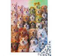 Dificultad Alta e Interesante Puzzle 1000 Piezas Cartón Puzzle Grande Adulto Difícil Muchos Perros Educa Padres E Hijos 70x50cm/1000pcs