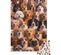 Dificultad Alta e Interesante Puzzle 1000 Piezas Cartón Puzzle Grande Adulto Difícil Muchos Perros Educa Regalo Original 70x50cm/1000pcs