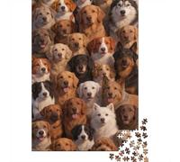 Dificultad Alta e Interesante Puzzle 1000 Piezas Cartón Puzzle Grande Adulto Relajarse Muchos Perros Coleccionistas Padres E Hijos 70x50cm/1000pcs
