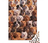 Dificultad Alta e Interesante Puzzle 1000 Piezas Cartón Puzzle Grande Adulto Relajarse Muchos Perros Puzzle Familiar Padres E Hijos 70x50cm/1000pcs