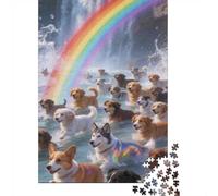 Dificultad Alta e Interesante Puzzle 1000 Piezas Cartón Puzzle Grande Adulto Relajarse Muchos Perros Coleccionistas Puzzle para Hacer En Familia 70x50cm/1000pcs