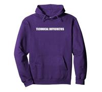 Dificultades Técnicas Sudadera con Capucha, Unisex para Adultos, Morado, XL