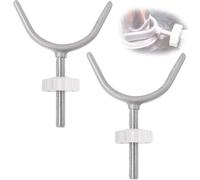 DIFLAX 2 Piezas Tornillos Barandilla Escalera, Adaptador Seguridad Niños, Fijación Para Barrera Bebé, Accesorio Protección Infantil, Instalación Rápida Y Segura