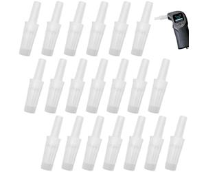 DIFLAX 20 Piezas ACE Boquillas Alcohol Tester, Boquillas para Probador de Alcohol, Boquillas Desechables, Compatibles, Higiénicas, Vinilo, Para A, AF-33 X, Alcoholimetro