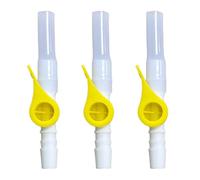 DIFLAX 3 Piezas Válvula de catéter para drenaje urinario, cómoda y fácil de usar, con grifo de palanca, bordes lisos y tubo de silicona suave: una alternativa eficaz a las bolsas de pierna.