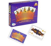 DIFLAX 5 Coronas Cartas Juego, Five-Star Crown Juego De Cartas, Rummy Poker Cartas De Juego, Juego Cartas De Fiesta Familiar Favorita, para 3-7 Jugadores Partir De 8 Años(Versión Inglés)