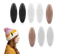 DIFLAX 8 Piezas Imperdibles de Seguridad, Imperdibles Hijab, Imperdibles para Ropa, Imperdibles Negros, Pequeños, Broches para Mujer, Ropa, Manualidades, Costura