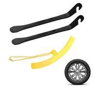 DIFLAX Desmontadores de Neumáticos, Herramienta Desmontadora con Palancas de Neumáticos, Protectores de LLanta de Rueda, Desmontadora de Neumáticos, para Moto, Bicicleta, bicicleta de montaña