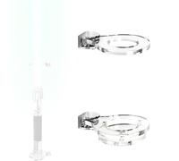 DIFLAX Lightsaber Wall Mount, Soporte Sable Láser, Display Espada, Soporte Acrílico Transparente, Compatible Con La Mayoría De Sables, Para Fans De Star Wars