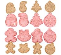 DIFLAX Moldes Galletas, 8 Cortadores De Galletas Navidad, Molde Navidad, Moldes Galletas Navidad, Moldes De Galletas Navidad, Cortadores Galletas Navidad, Für Tarta Bonbons Galletas Reposteria
