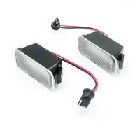 Difmqf LED Luz Matrícula Para Jaguar XJ XF Para Mondeo Kuga Galaxy Ecosport 2007 2008 2009 2010 2011 2012 2013 2014 2015 2 Luces LED Para Matrícula Canbus