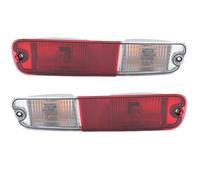 Difmqf Reflector en Parachoques Trasero Para Mitsubishi Para Pajero Para Montero V73 V75 V77 2003-2007 Reflector Luz Trasera Señal Lámpara Antiniebla Freno Trasero Parachoques(Left and Right)