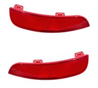 Difmqf Reflector en Parachoques Trasero Para Volvo S40 V50 30763345 30763346 Parachoques Trasero Reflector Izquierdo Derecho Lámpara Parada Luz De Freno Lente(1Pair)