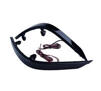 Difmqf Reflector en Parachoques Trasero Para VW Transporter T6 2015 En Adelante Reflector De Parachoques Trasero Rojo Luz Trasera Freno Lente Negra