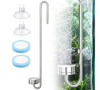 Difr De Dióxido De Carbono Reactor con Burbujas y ventosas | Difr de Dióxido de Carbono de Acero Inoxidable Para en Apartamento, Salón, Hogar, Tienda de Mascotas, Lugar de Trabajo