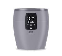Difrax LOVI - Calentador de biberón 6 en 1 - Calentamiento rápido y seguro, mantenimiento caliente, descongelación y esterilización de vapor - universal gris/negro