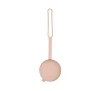 Difrax LOVI - Soporte para chupete de silicona, color rosa claro, fácil de limpiar, simple para guardar su chupete y fácil de atar.