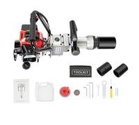 DIFU 32,7 CCM Gasolina Estaca Rama | 2 tiempos Gasolina T Postes Ramme | 55 & 70 mm Cabeza de poste | 8500RPM 25-50J Valla Rama | para madera Jardinería, Vallas, Construcción