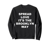 Difunde Amor es el Camino de Brooklyn: Hip Hop New York Rap de los 90 Sudadera