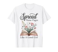 Difunde esas páginas como una Buena Chica Amante de los Libros Bookworm Camiseta