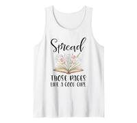 Difunde esas páginas como una Buena Chica Amante de los Libros Bookworm Camiseta sin Mangas