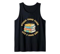 Difunde esas páginas como una Buena Chica Amante de los Libros Bookworm Camiseta sin Mangas