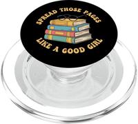 Difunde esas páginas como una Buena Chica Amante de los Libros Bookworm PopSockets PopGrip para MagSafe