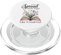 Difunde esas páginas como una Buena Chica Amante de los Libros Bookworm PopSockets PopGrip para MagSafe