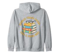 Difunde esas páginas como una Buena Chica Amante de los Libros Bookworm Sudadera con Capucha