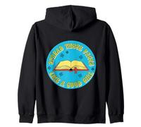 Difunde esas páginas como una Buena Chica Amante de los Libros Bookworm Sudadera con Capucha