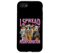 Difundir Desinformación Divertida Cabra Humor Adulto Meme Bootleg Carcasa para iPhone SE (2020) / 7 / 8