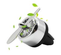 DIFUSER Essential Car - Pistón Base De Madera De Avión Solar | Difusor De Aromaterapia De Aviones Para Coche Y Hogar | Batería Recargable De 900mAh, 4 Modos, Ambiance Light Car