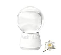 Difusión de aroma en 360 grados, aromaterapia invertida con forma de bola de nieve, ambientador, fragancia natural de larga duración para el hogar, el coche o el baño (Gardenia)