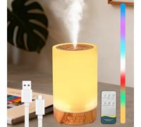 Difusor Aceites Esenciales, 150ML Humidificador Ultrasónico y Difusor de Aromas con 7 Color LED Ultrasilencioso Vaporizador de Esencias Función Aromaterapia para Casa, Yoga