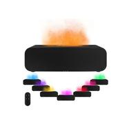 Difusor Aceites Esenciales con Efecto Llama, Difusor De Aromas Aceites Esenciales con Mando a Distancia,umidificatore con timer,7 colori LED,adatto per camera da letto,lavoro,meditazione,yoga (250 ml)