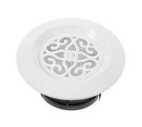 Difusor Acondicionado Redondo Blanco de Plástico para Hueco 150mm