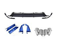 Difusor Alerón para Accord 2018-2021 Difusor De Parachoques Trasero Labio Silenciador Punta De Escape Divisor Cubierta Lateral Parachoques Difusor Trasero(Blue)