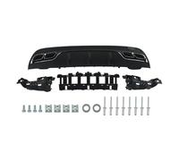 Difusor Alerón para Benz Clase C W205 S205 2014-2018 Difusor De Parachoques Trasero Estilo C63 + Salidas De Escape Parachoques Difusor Trasero