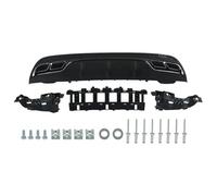 Difusor Alerón para Benz Clase C W205 S205 Sedán para AMG 2014-2018 Spoiler Trasero Estilo C63 + Salidas De Escape Parachoques Difusor Trasero