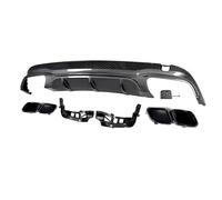 Difusor Alerón Parachoques Trasero Labio Difusor Parachoques Trasero Con Terminales Escape Para Benz Para Clase E W207 C207 Coupe E400 E500 E250 E550 A207 Convertible 2014-
