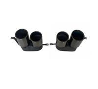 Difusor Alerón Parachoques Trasero Para Serie 3 G20 G21 Sport 330i 316d 318d 320Ld Para M340d 2019-2021 Con Terminales Escape Difusor Parachoques Trasero Labio Quad Pipes(Exhaust tips only)